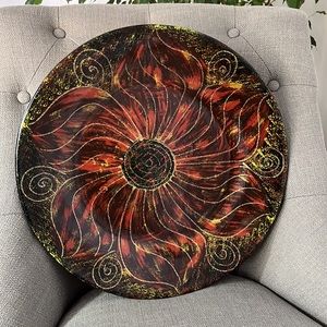 NWOT Handmade pottery table centerpiece or wall art.